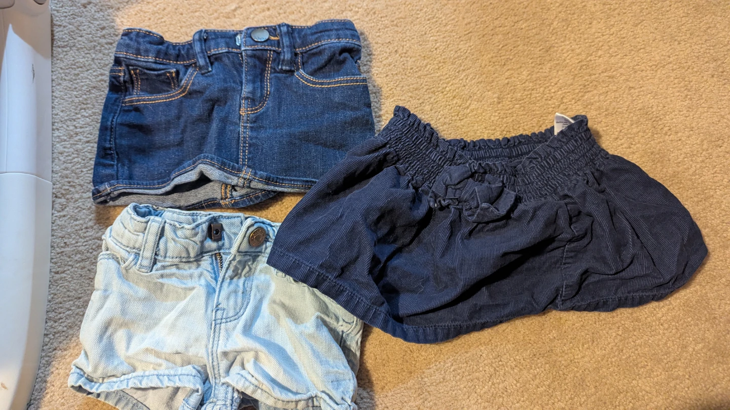 Baby Girl Shorts and Skirt Bundle size 12-18 months