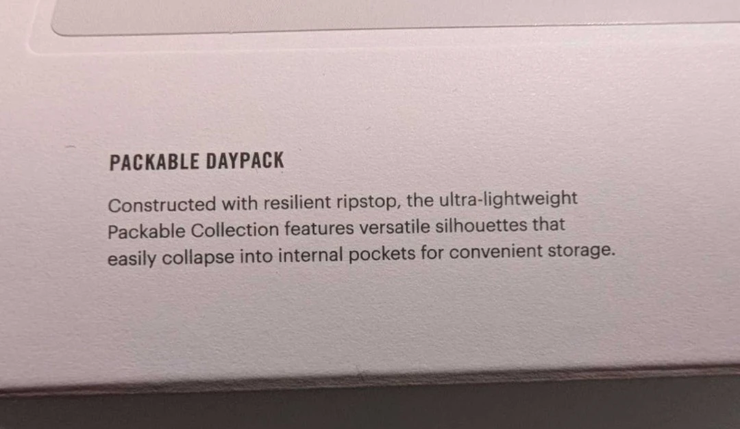 Herschel Packable Daypack Backpack (New - with tag) - photo 4