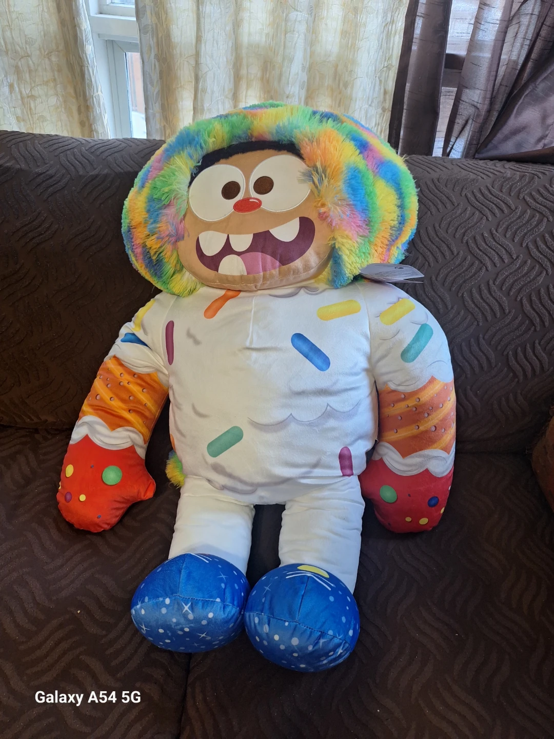 Jumbo Rainbow Hooded Plush Toy - photo 2