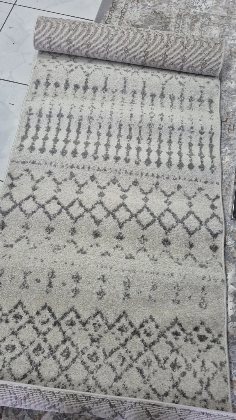 BODRUM Gray Runner Rug 2'6" x 10' - photo 2