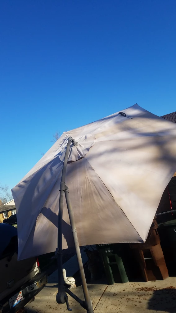 Cantilever Patio Umbrella - Beige - photo 4