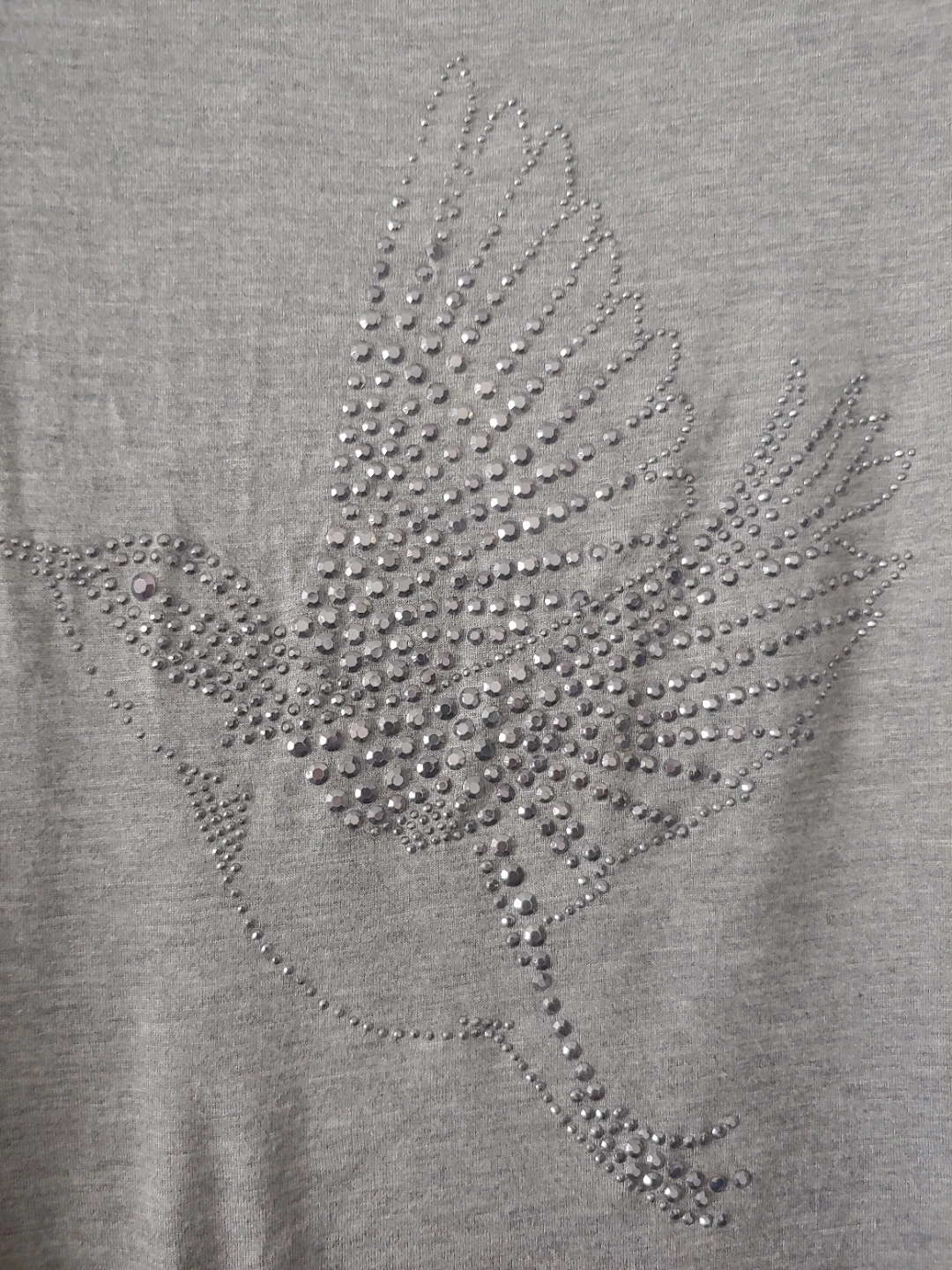Ted Baker London Grey Rhinestone Bird T-Shirt Size 0 - photo 2