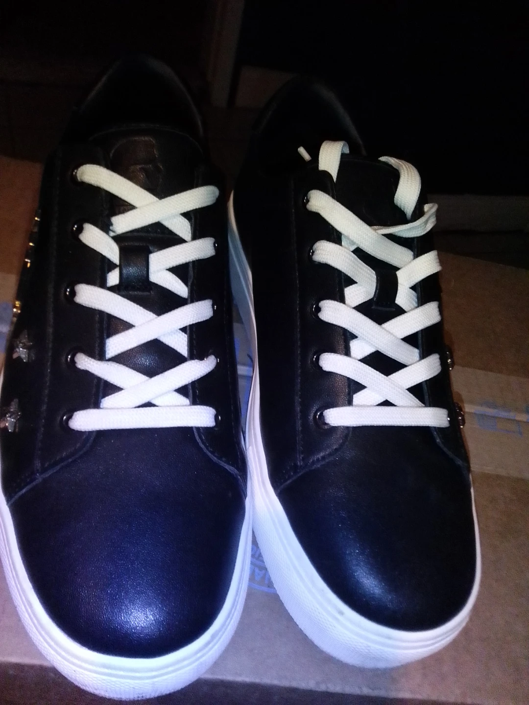 Karl Lagerfeld Paris Black Leather K/Karl Ikonik Sneakers - photo 5