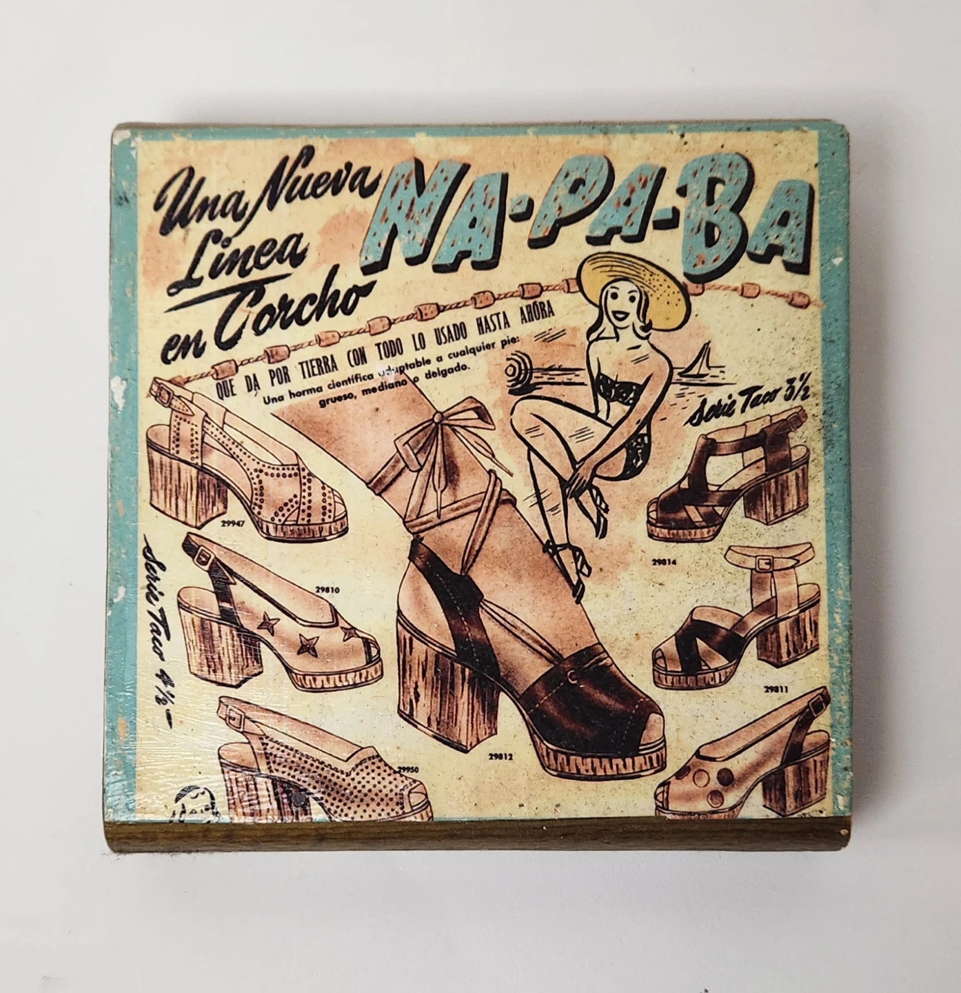 Wood Block Shoe Art