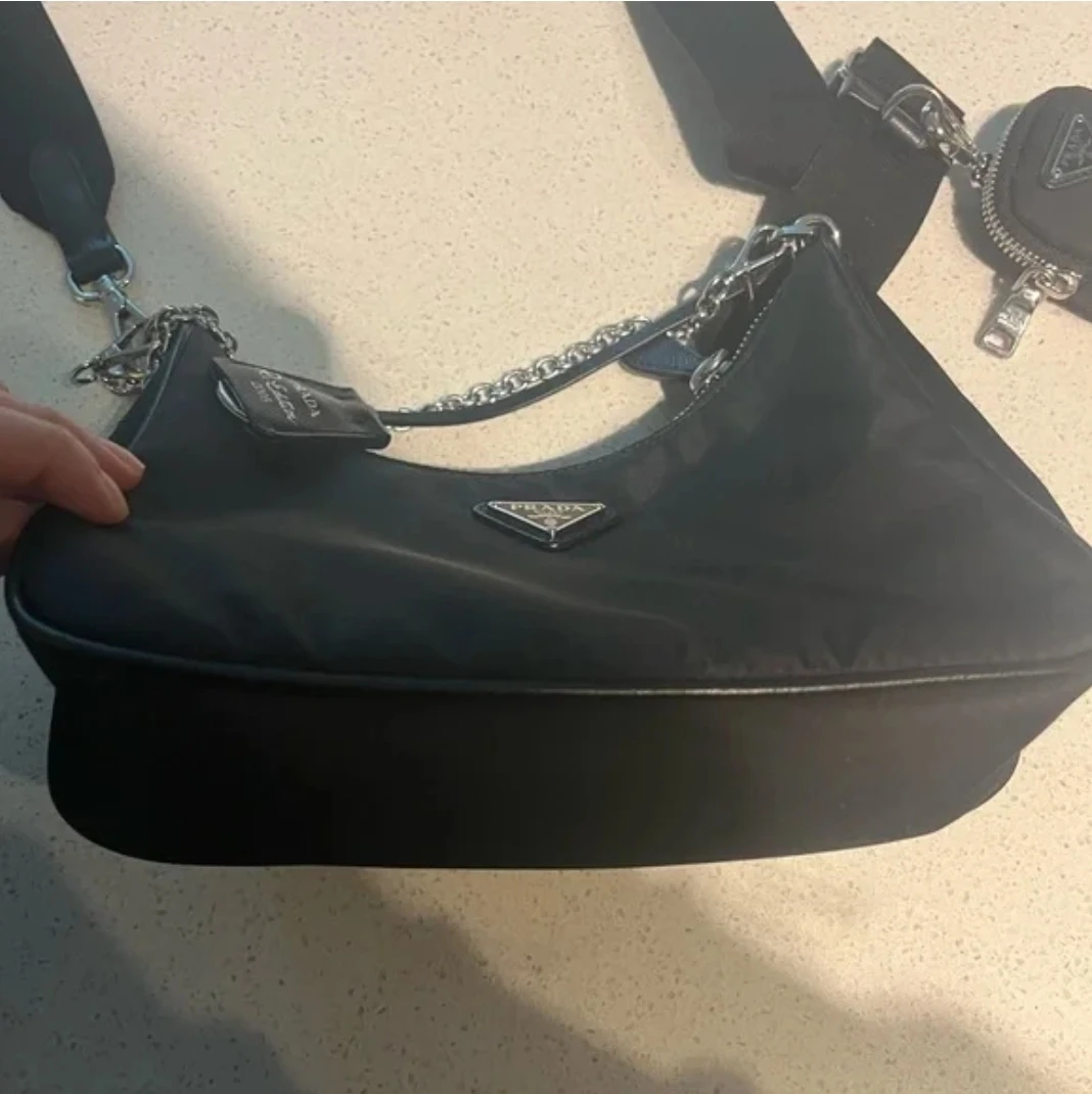 Prada Re-Nylon Bag with Pouch - photo 2
