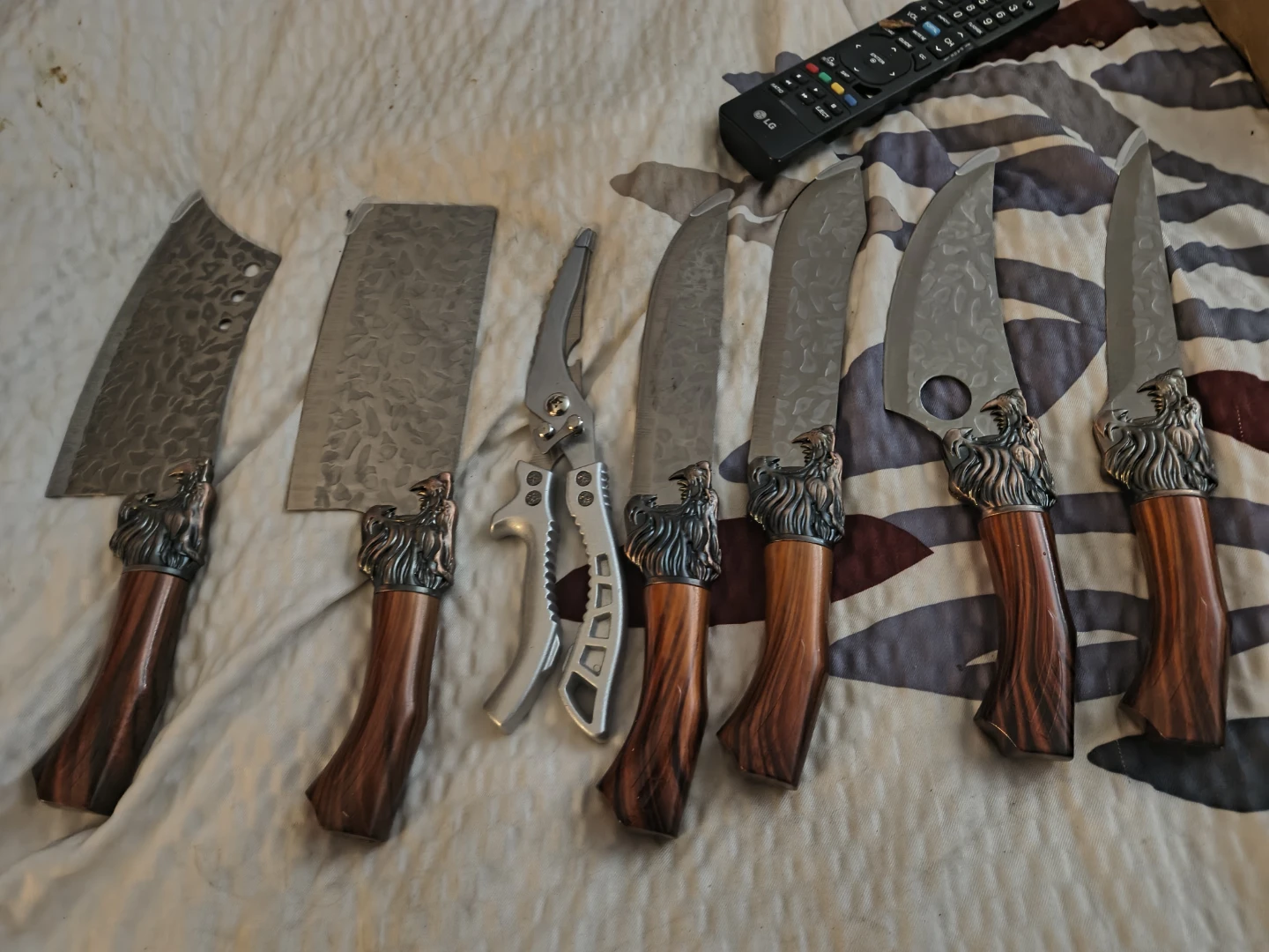 Stainless steel knife set