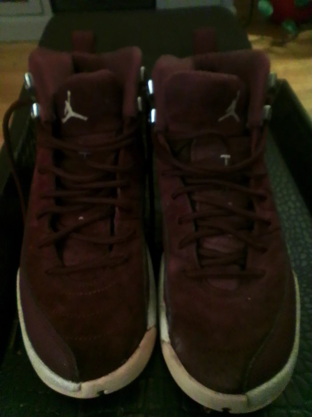 Air Jordan 12 "Deep Royal" Suede Sneakers - photo 3