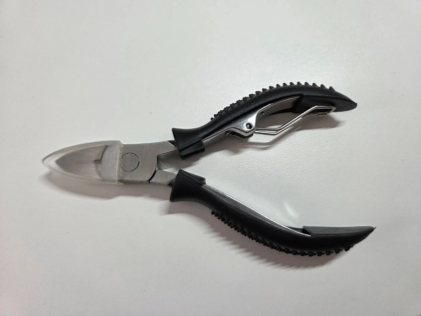 Nail Clippers with Black Grips