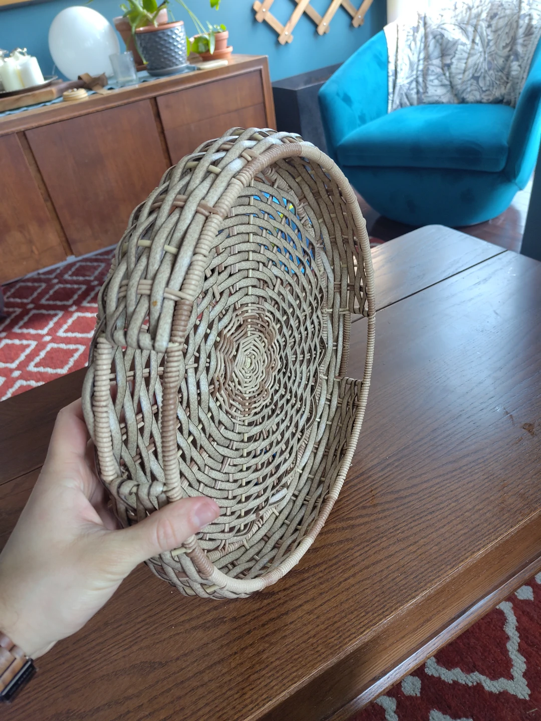 Braided coffee table organizer - photo 3