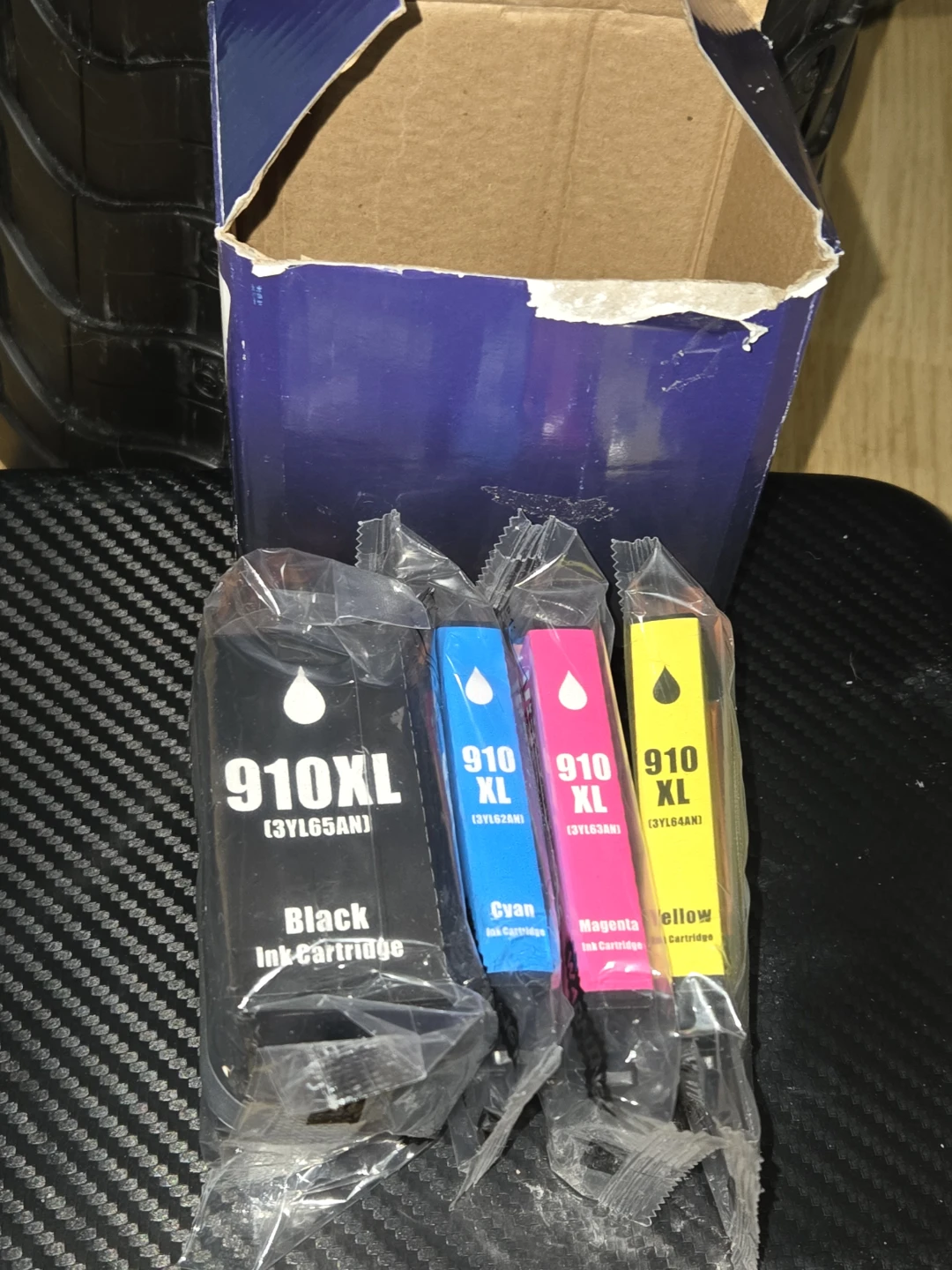 Set of 4 XL Ink Cartridges for  910