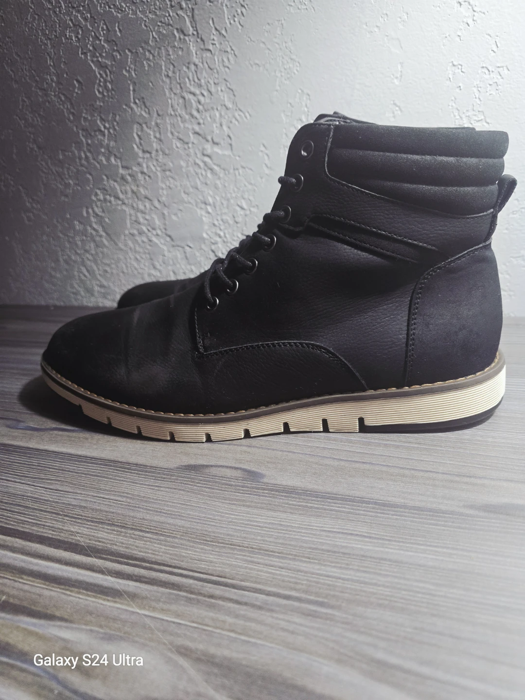 Steve Madden Black Lace-Up Boots - photo 2