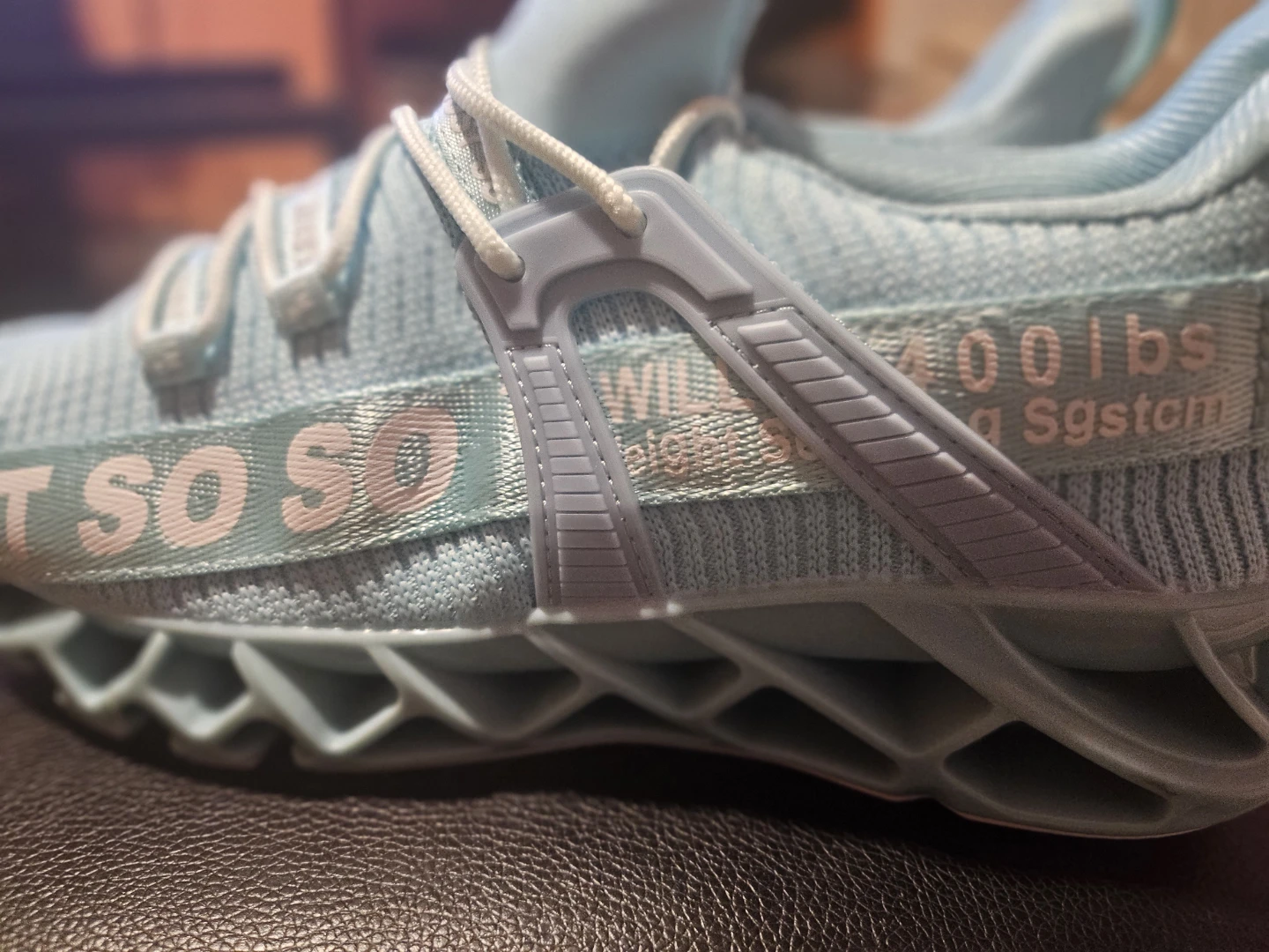 Light Blue "JUST SO SO" Athletic Shoes - Size 40 - photo 5