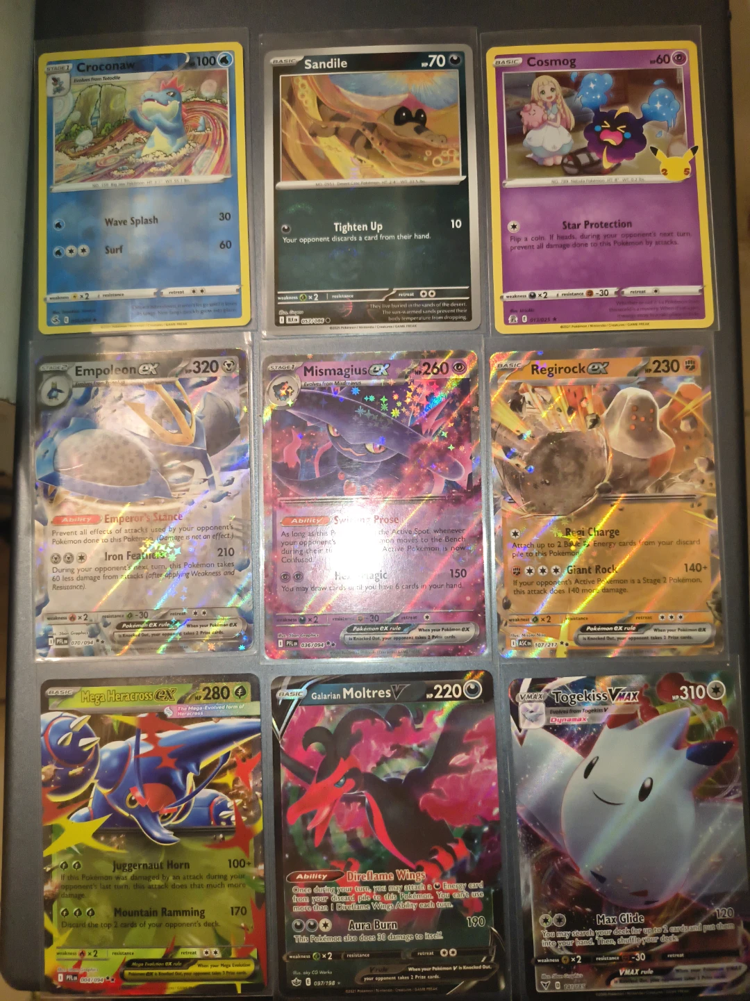 Collection of Pokemon Trading Cards