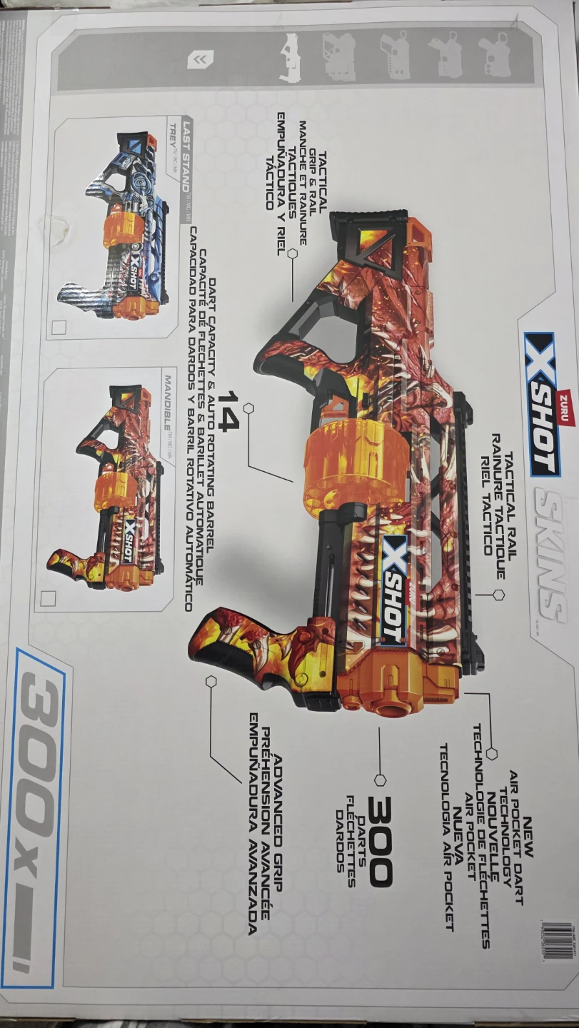 ZURU X-SHOT Skins 300X Blaster Set - photo 3