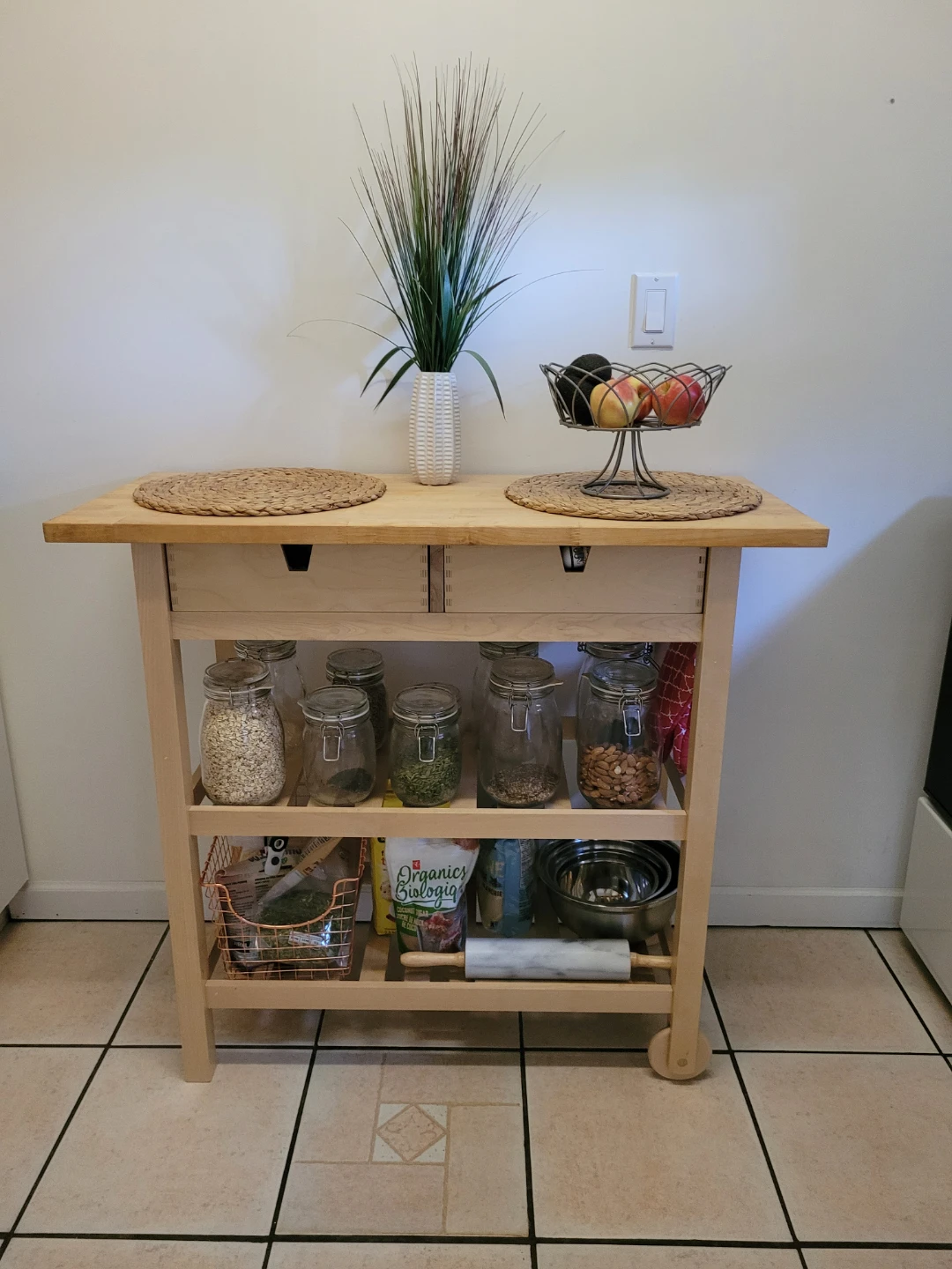 IKEA Wooden Kitchen Cart - photo 2