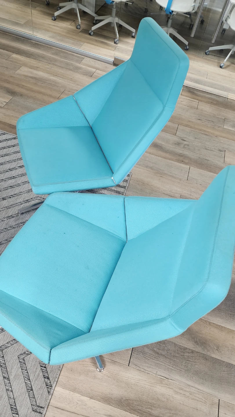 Turquoise Accent Chairs (Set of 2)