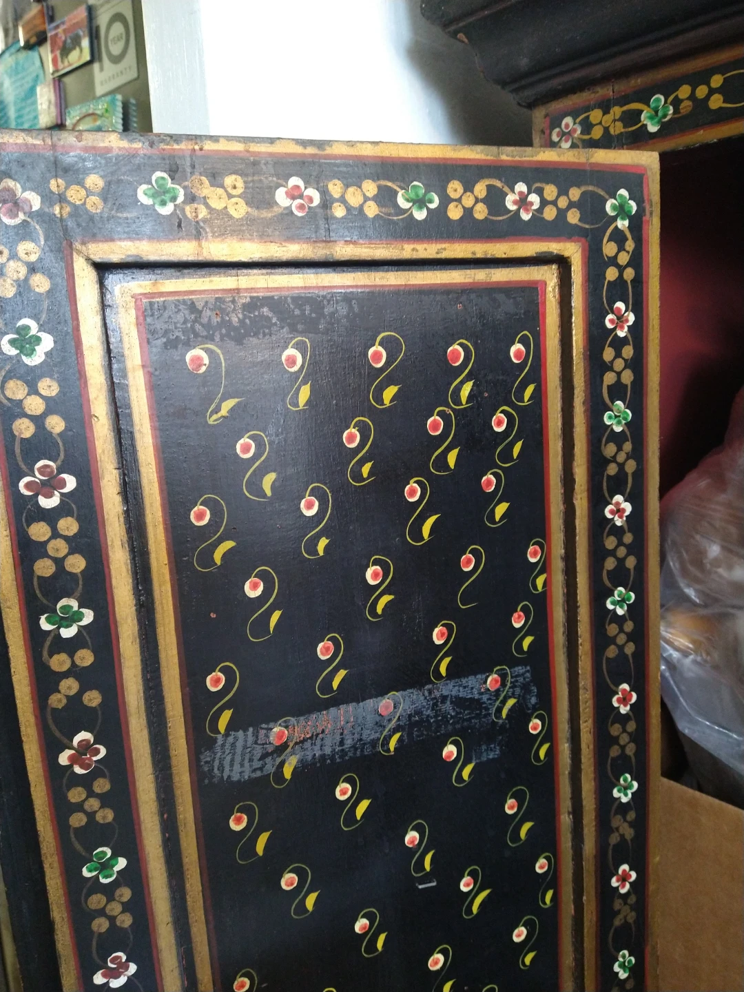 Vintage Hand-Painted Cabinet - photo 3