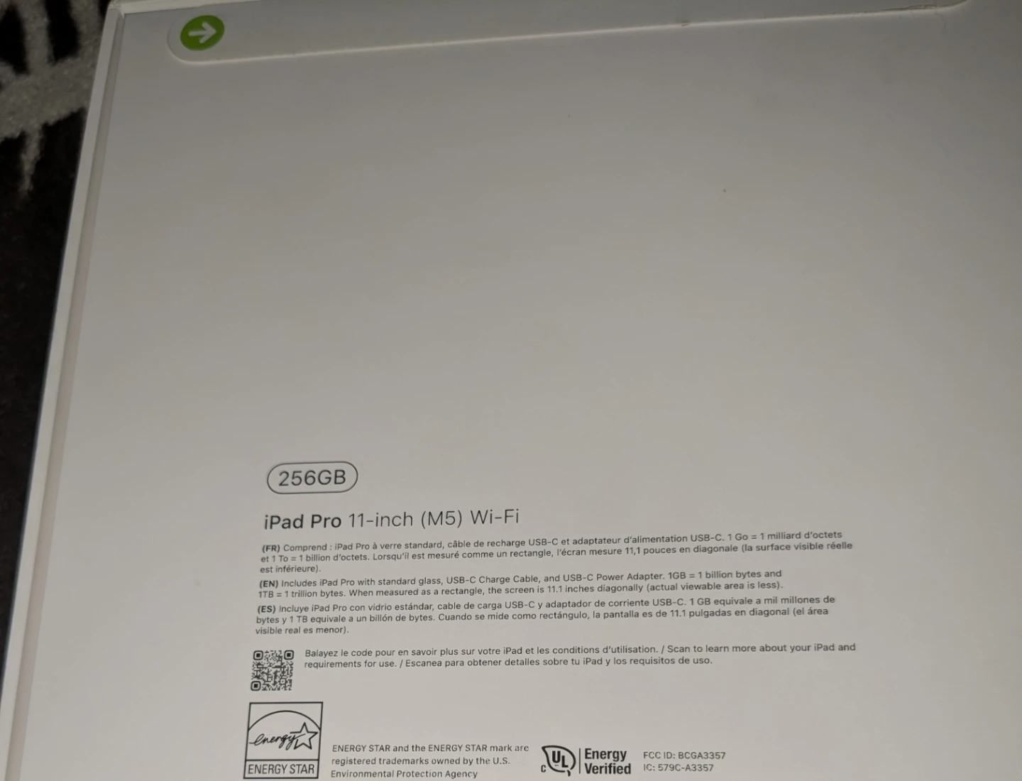 Brand new Apple iPad Pro 11-inch (M5) Wi-Fi 256GB - photo 2