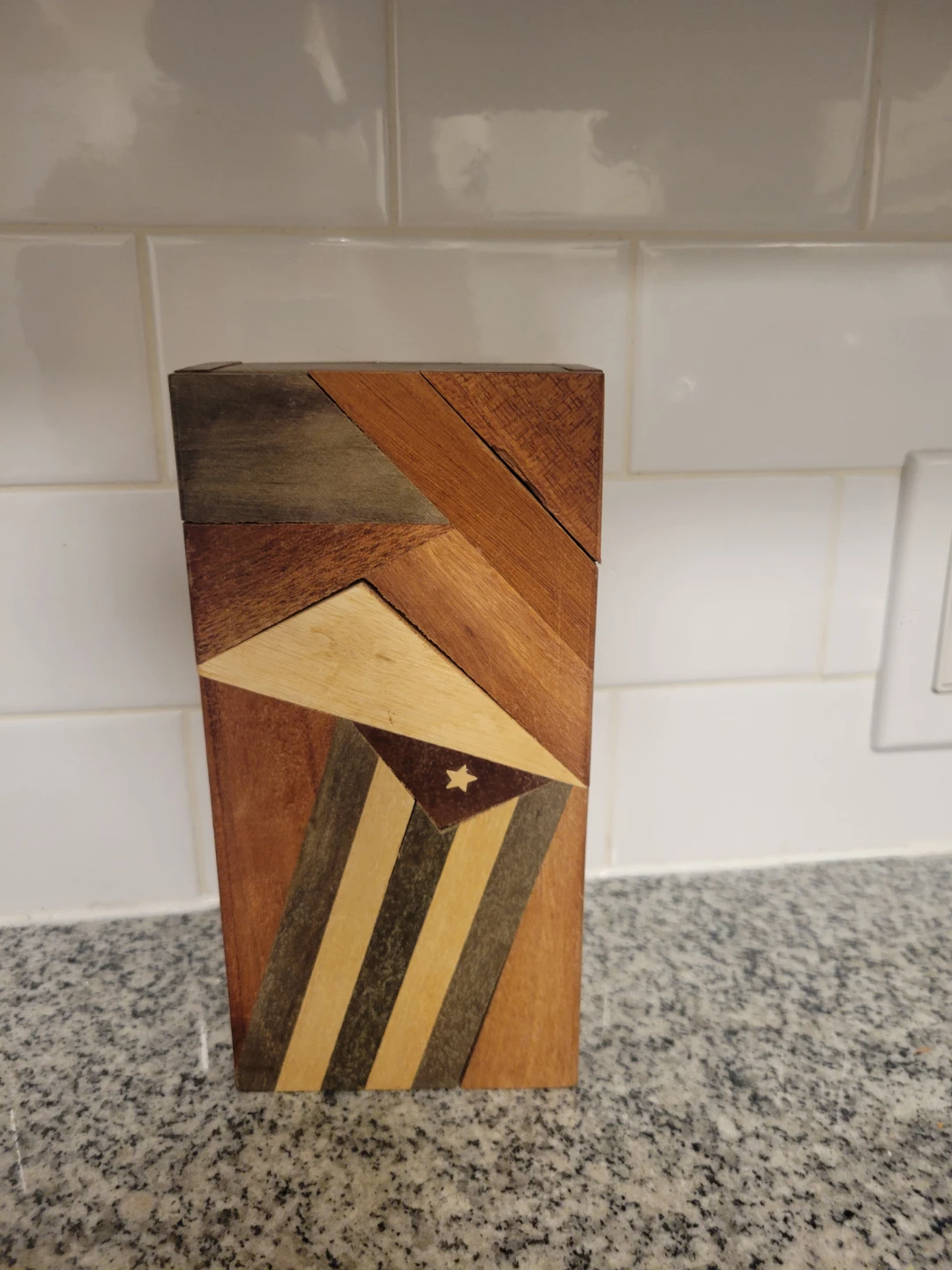 Wooden Trinket Box Handmade in Cuba