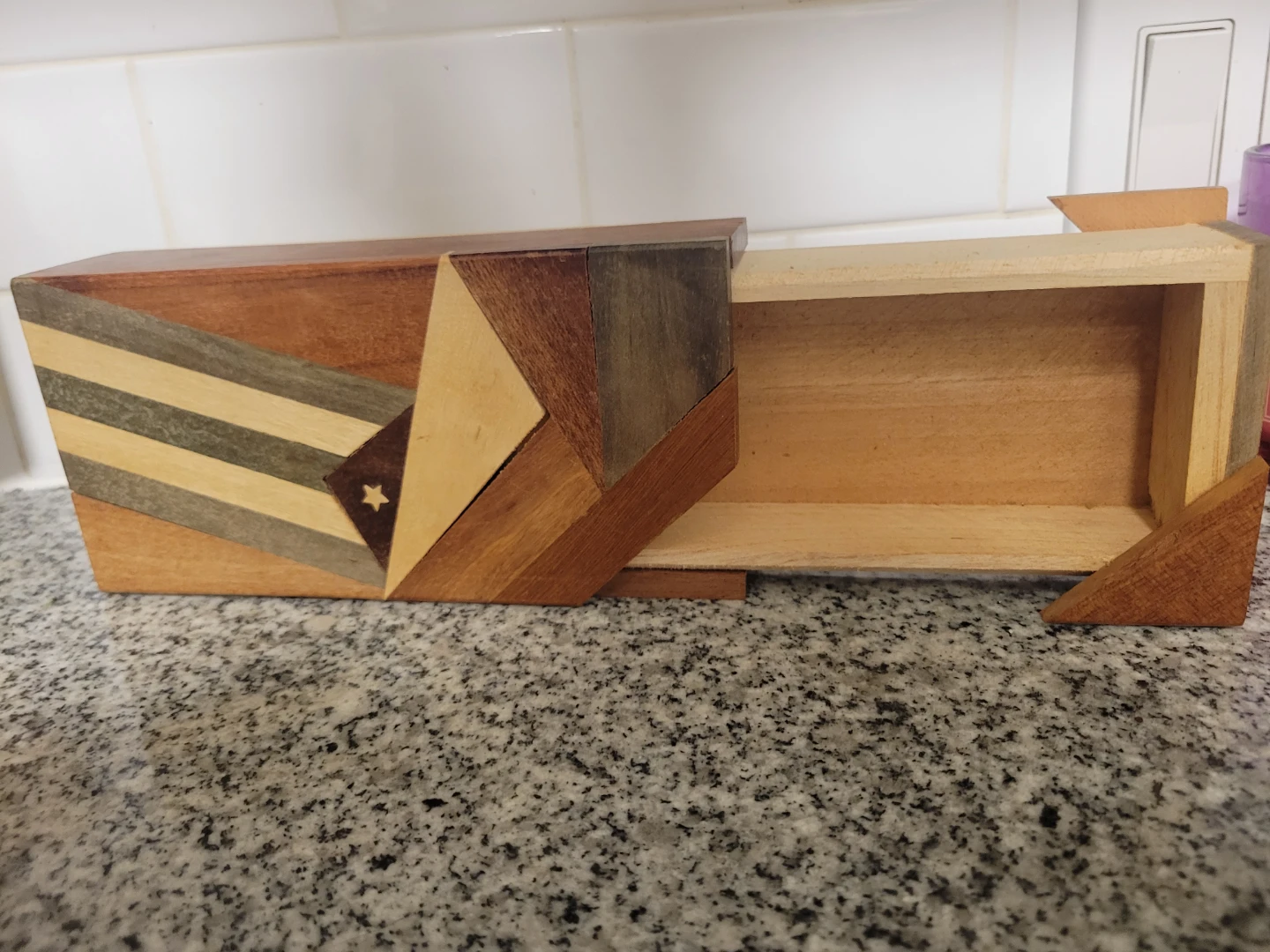 Wooden Trinket Box Handmade in Cuba - photo 2