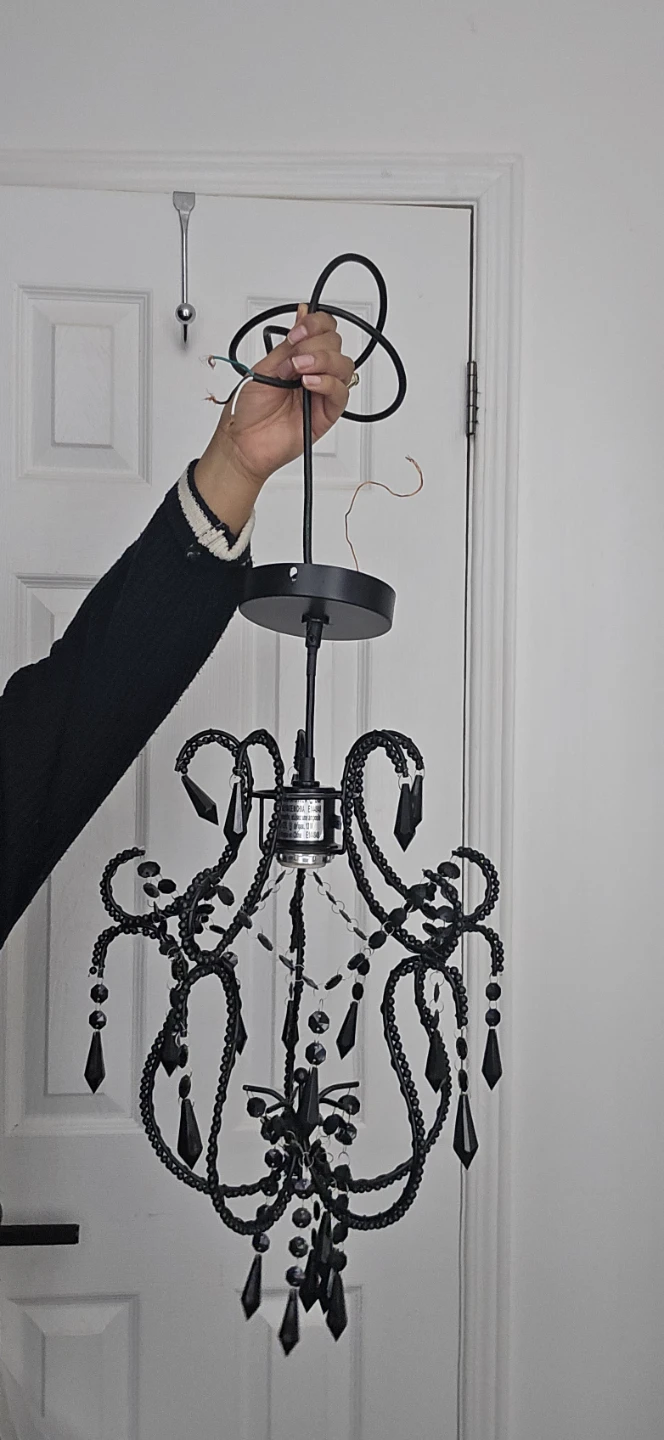 Black Chandelier Style Light Fixture - photo 2