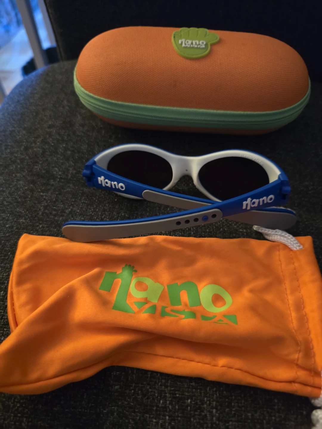 Nano Vista Blue Block Sunglasses with Case and Pouch  New - photo 2