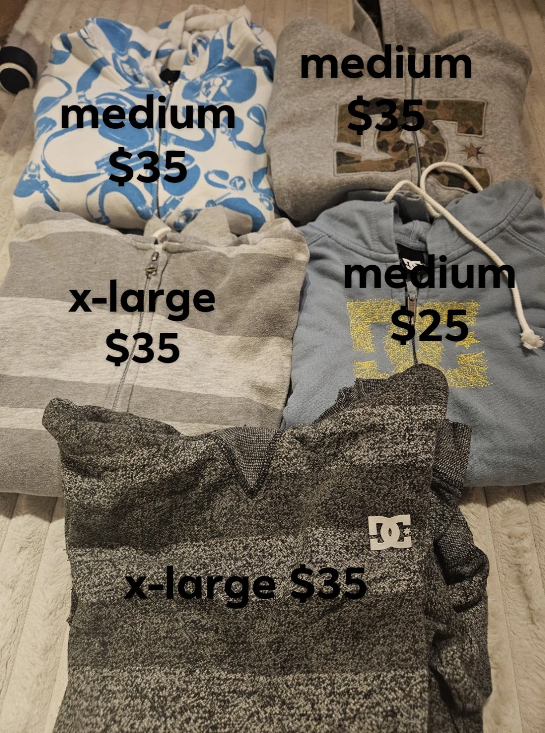DC Shoes Zip-Up Hoodie - Medium
