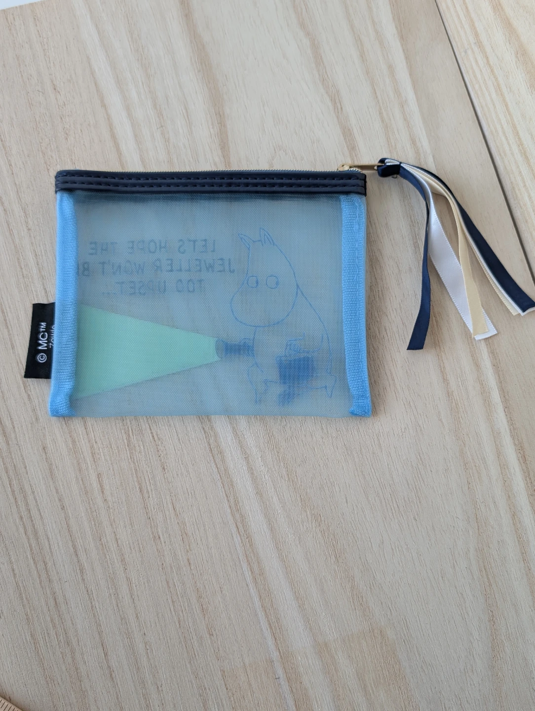 Moomin Mesh Zipper Pouch, new - photo 2