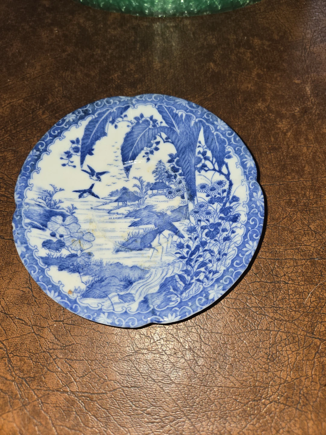 Blue and White Ceramic Saucer - photo 2