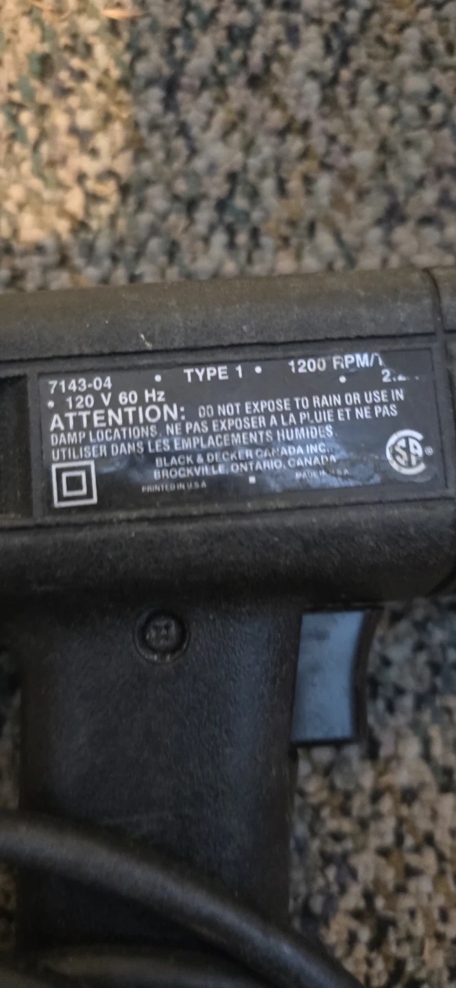 Black & Decker RZ238 3/8 Drill - photo 5