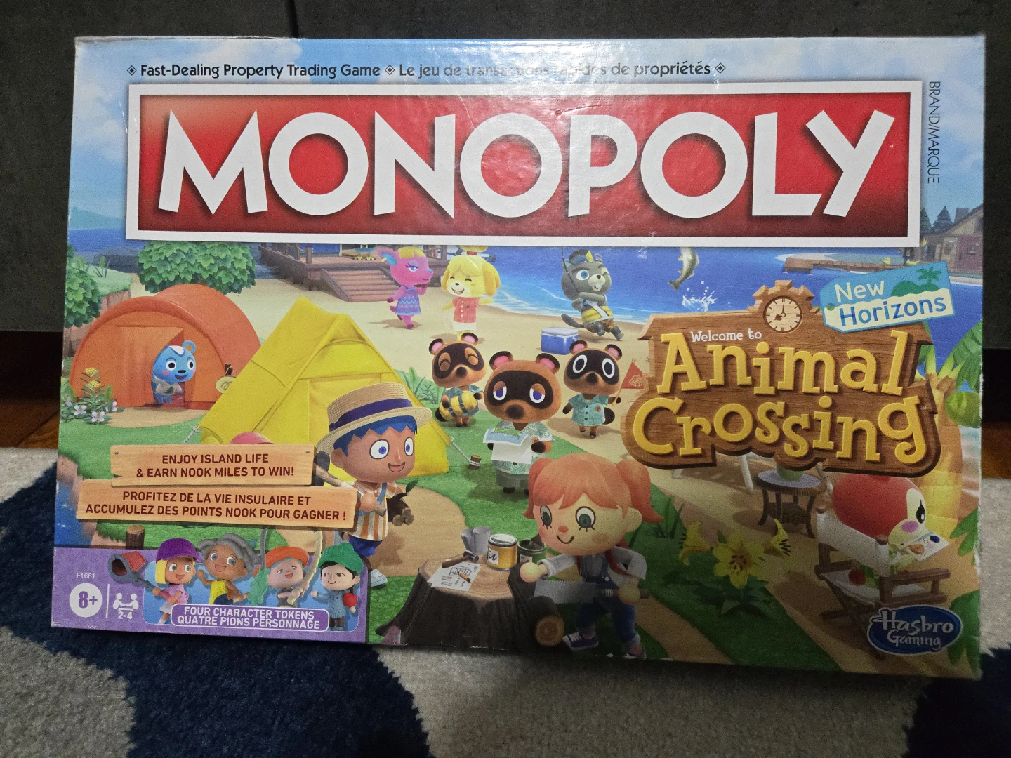 Animal Crossing Monopoly pieces