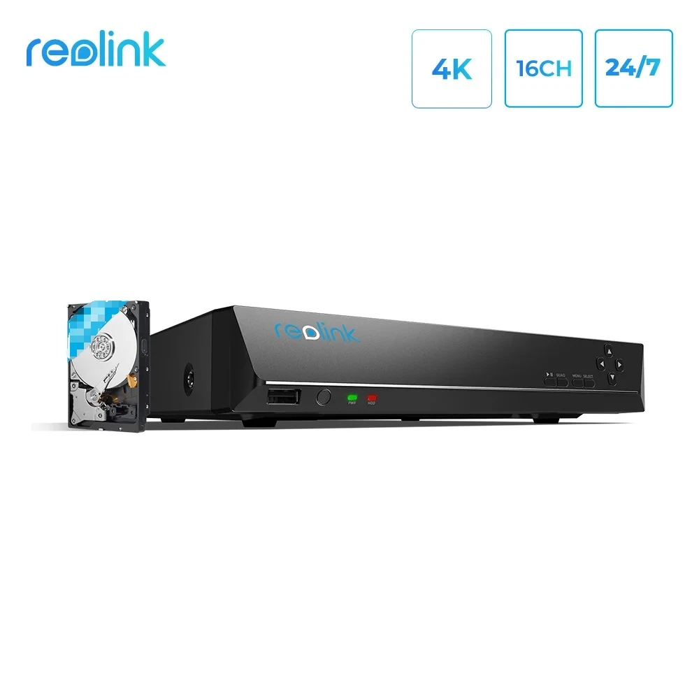 REOLINK 16CH Network Video Recorder for Home Security Camera