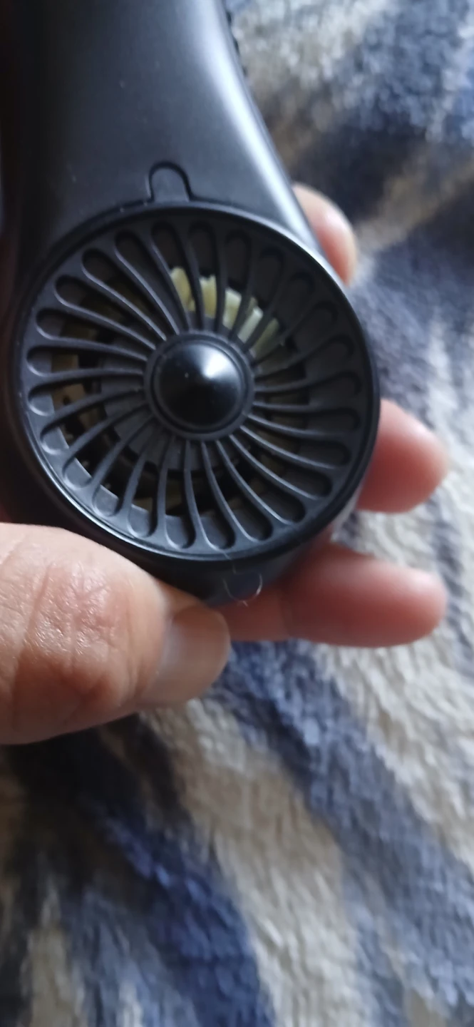 Black Wearable Neck Fan - photo 5