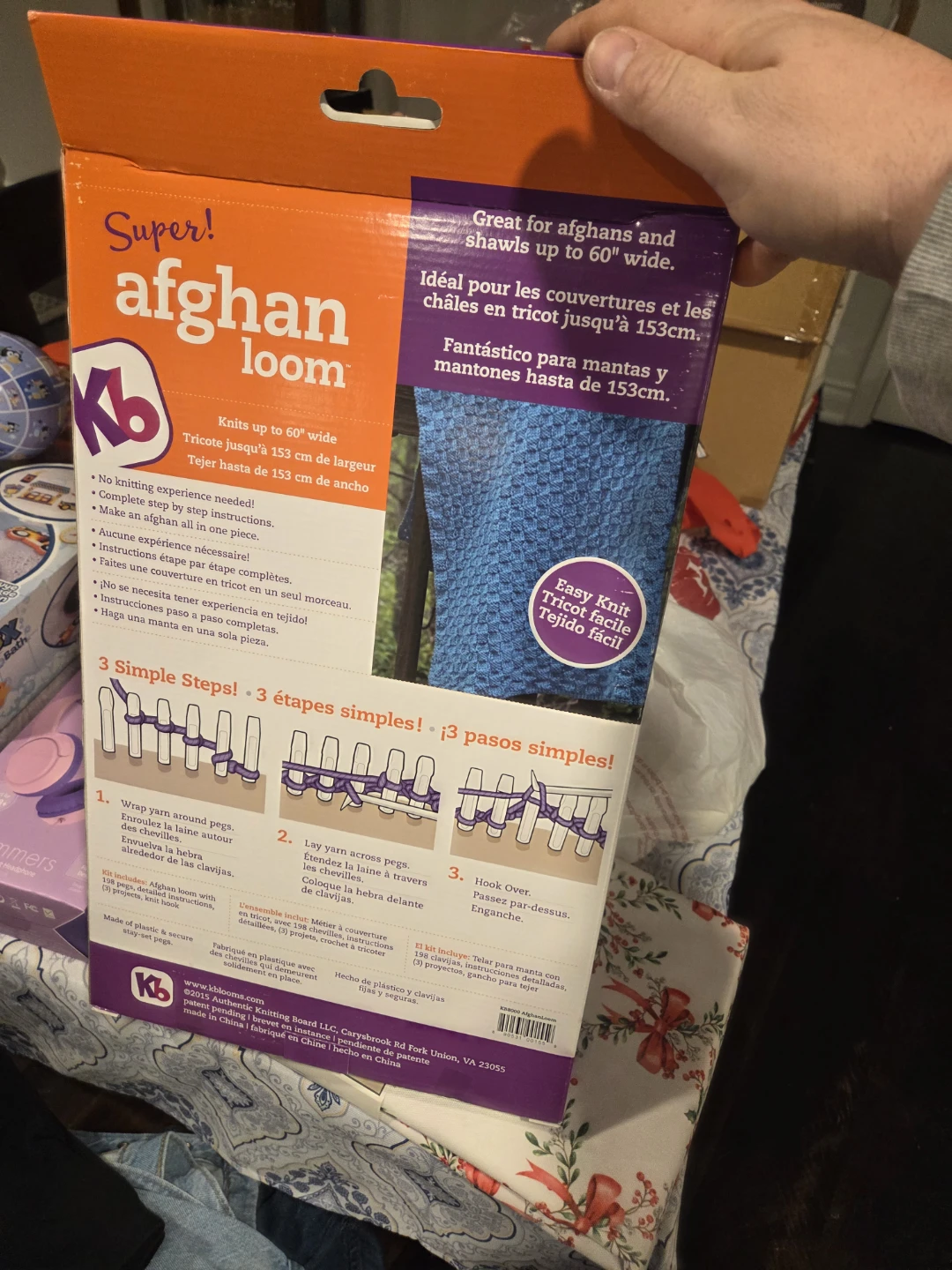 KB Super Afghan Loom Knitting Kit - photo 2