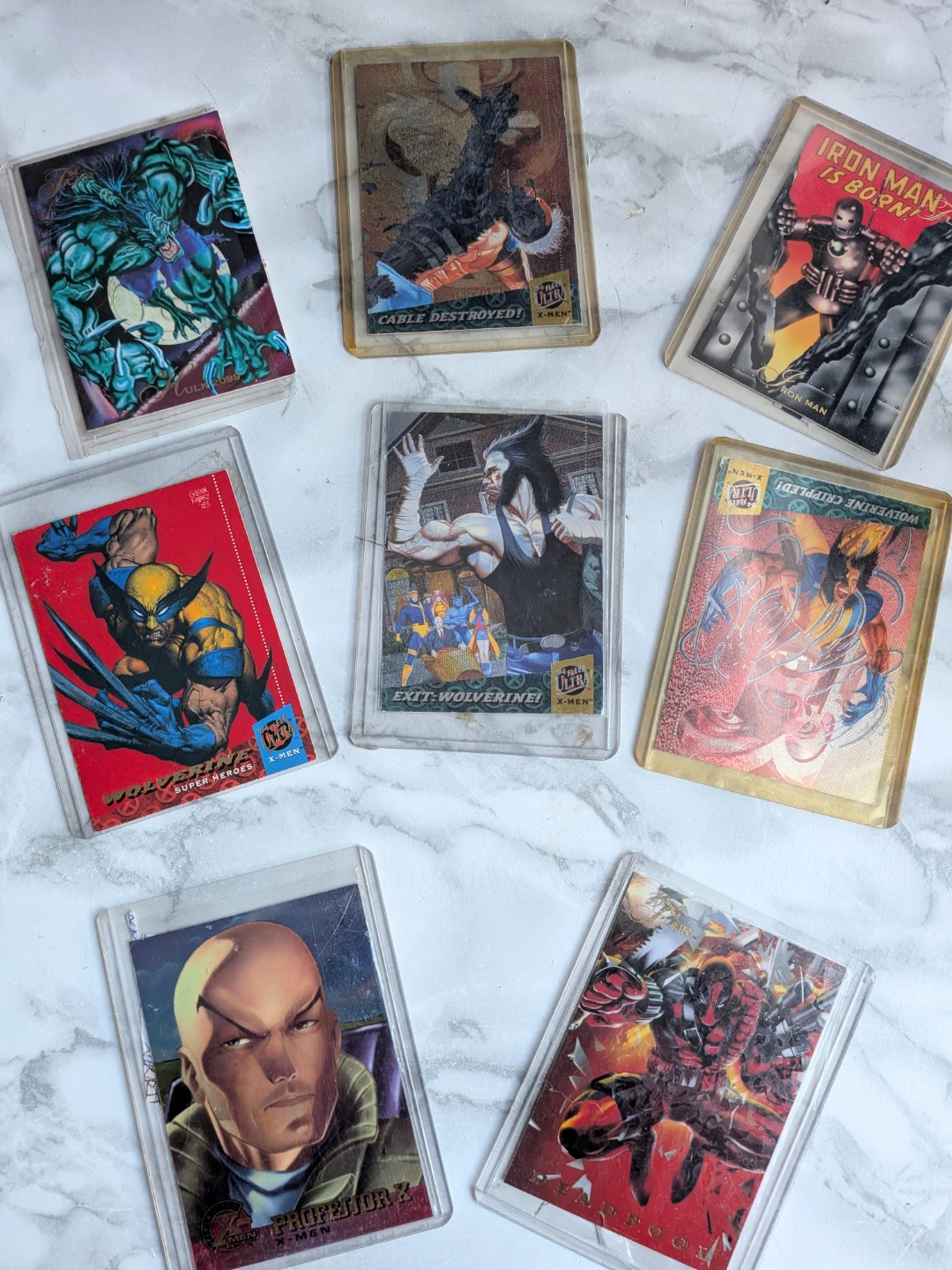 Marvel X-Men Trading Cards Collection 8 cards