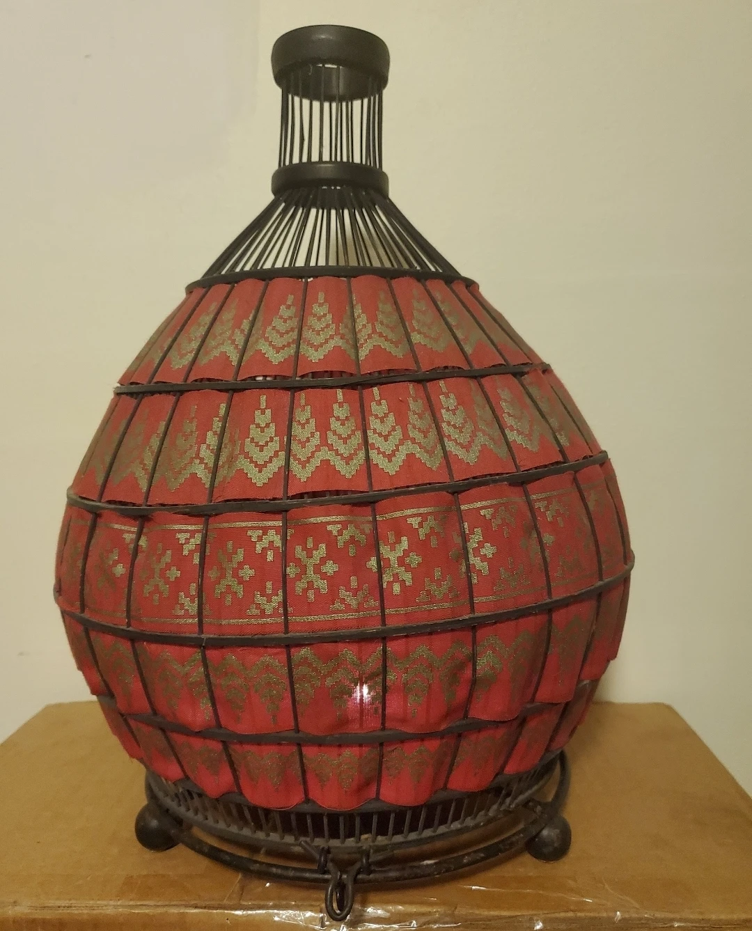 Tealight holding red lamp - photo 2