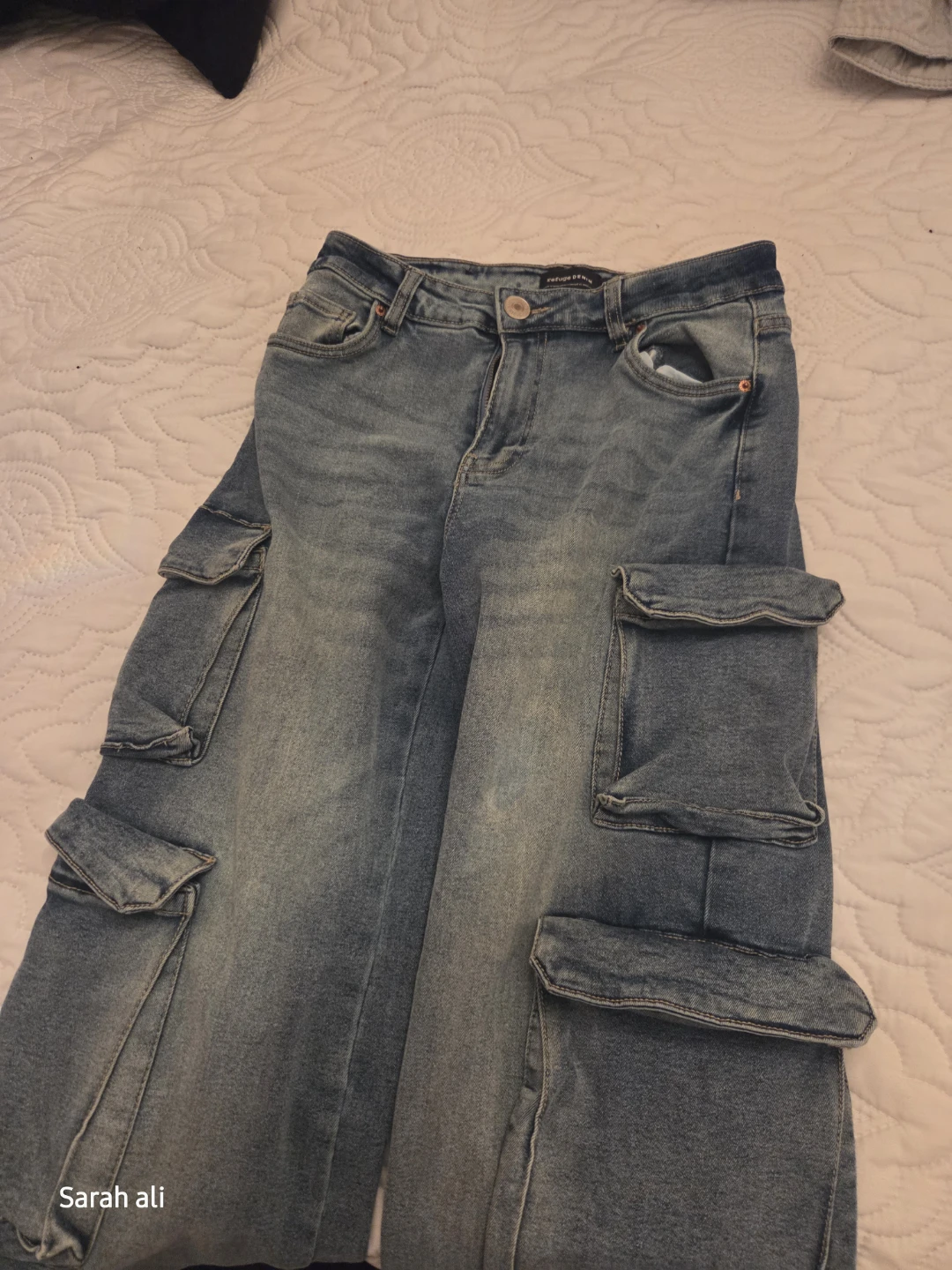 Refuge Denim Cargo Pants Size 01