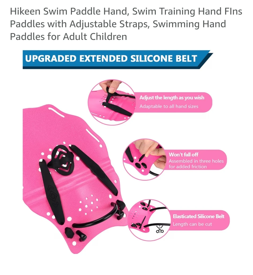 Hikeen Swim Paddle Hand, Swim Training - photo 3