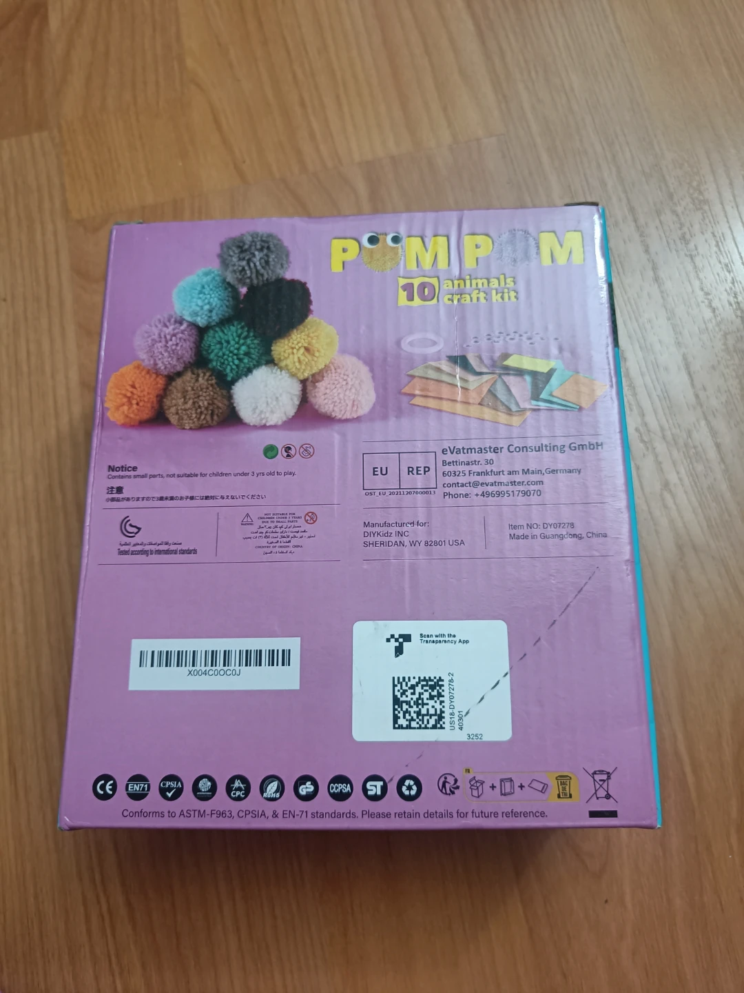 Pom Pom 10 Animals Craft Kit - photo 3