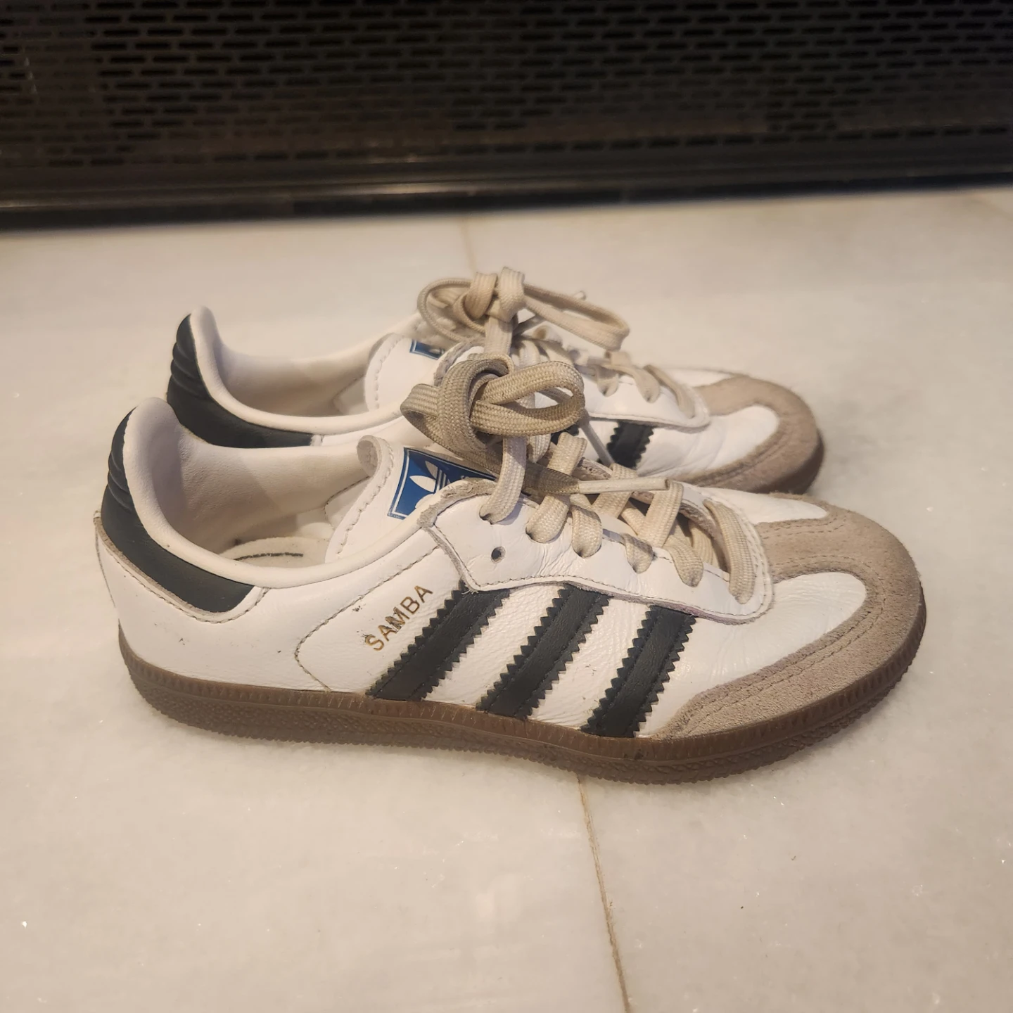 Adidas Samba Kids Classic White Black Sneakers