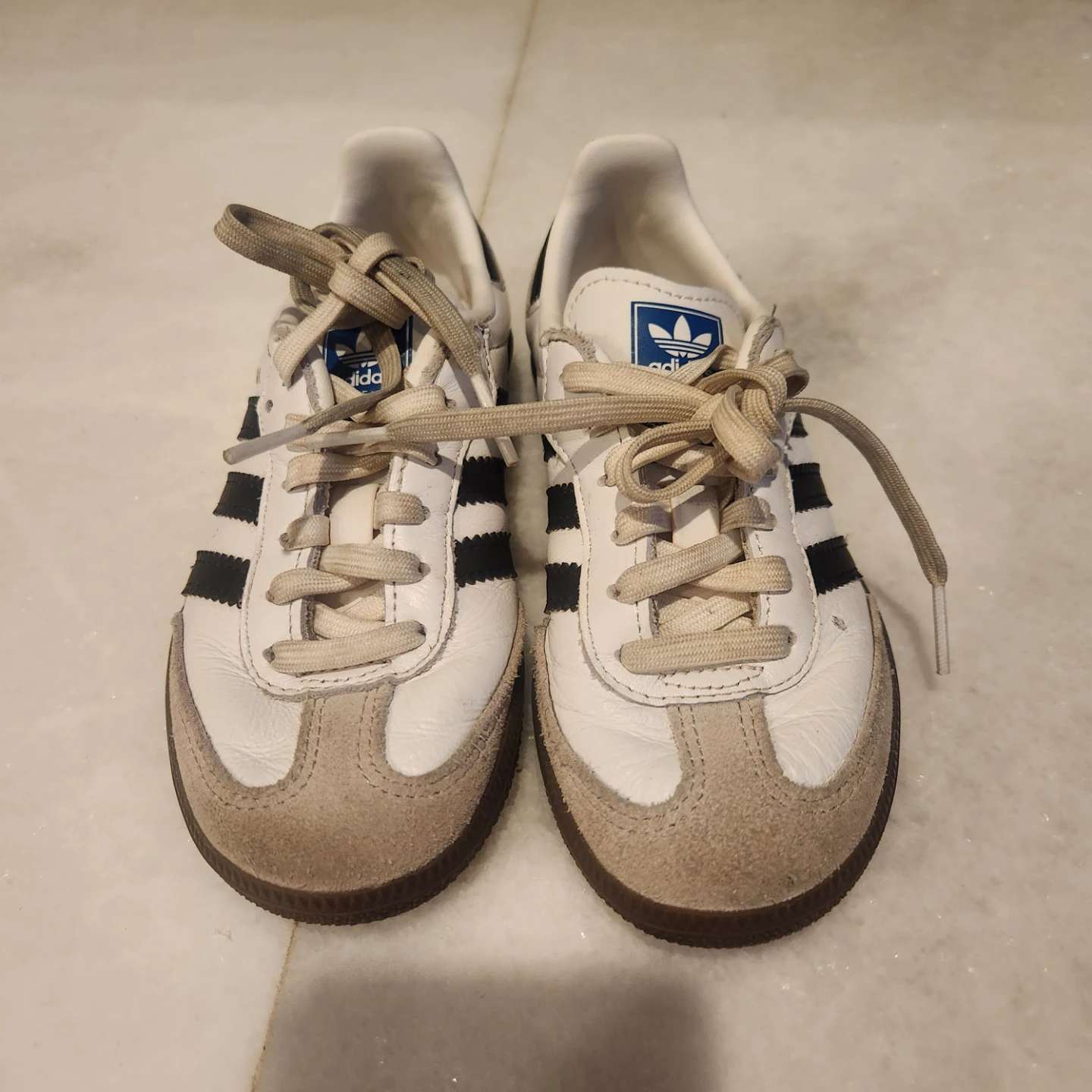 Adidas Samba Kids Classic White Black Sneakers - photo 3