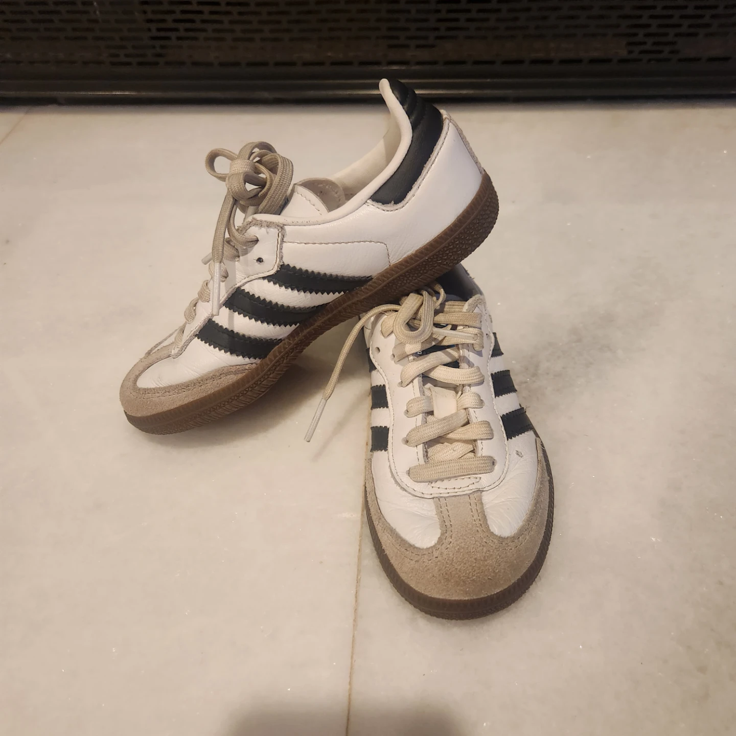 Adidas Samba Kids Classic White Black Sneakers - photo 4