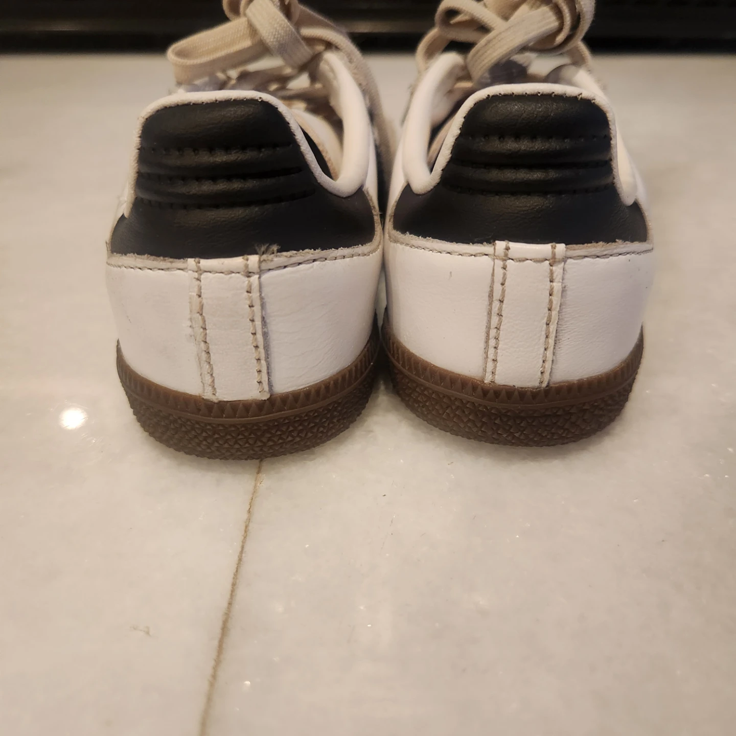 Adidas Samba Kids Classic White Black Sneakers - photo 5
