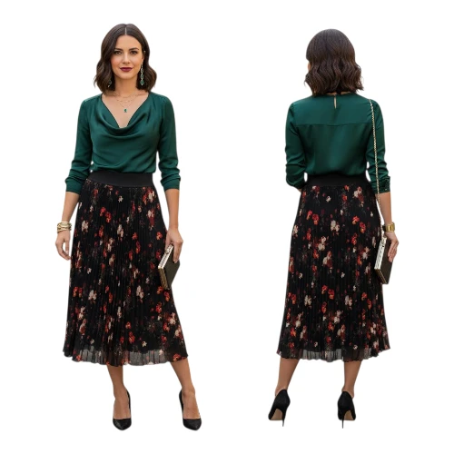 Aritzia Wilfred Terre Twirl Pleated Skirt Size M - photo 2