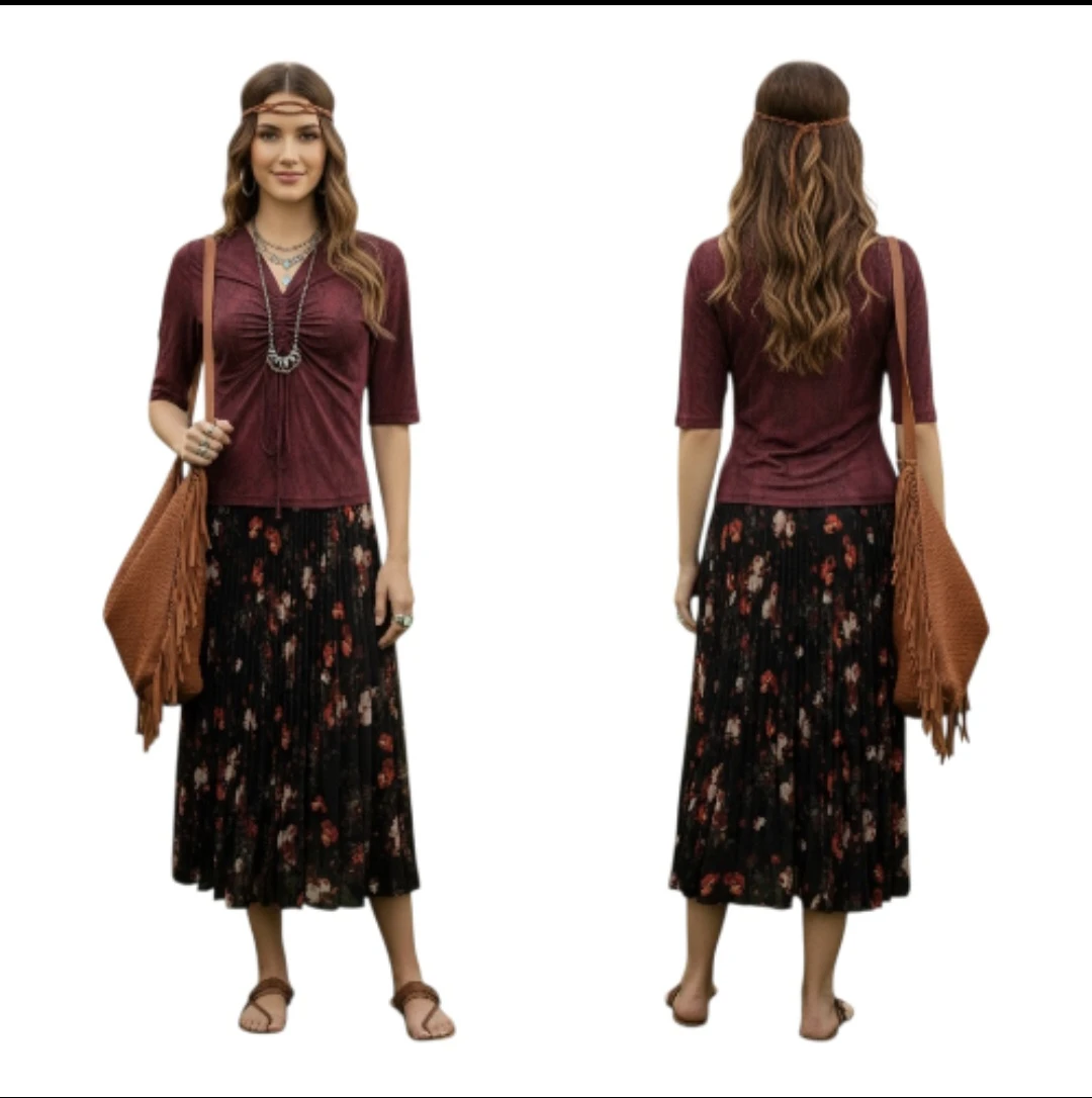 Aritzia Wilfred Terre Twirl Pleated Skirt Size M - photo 3
