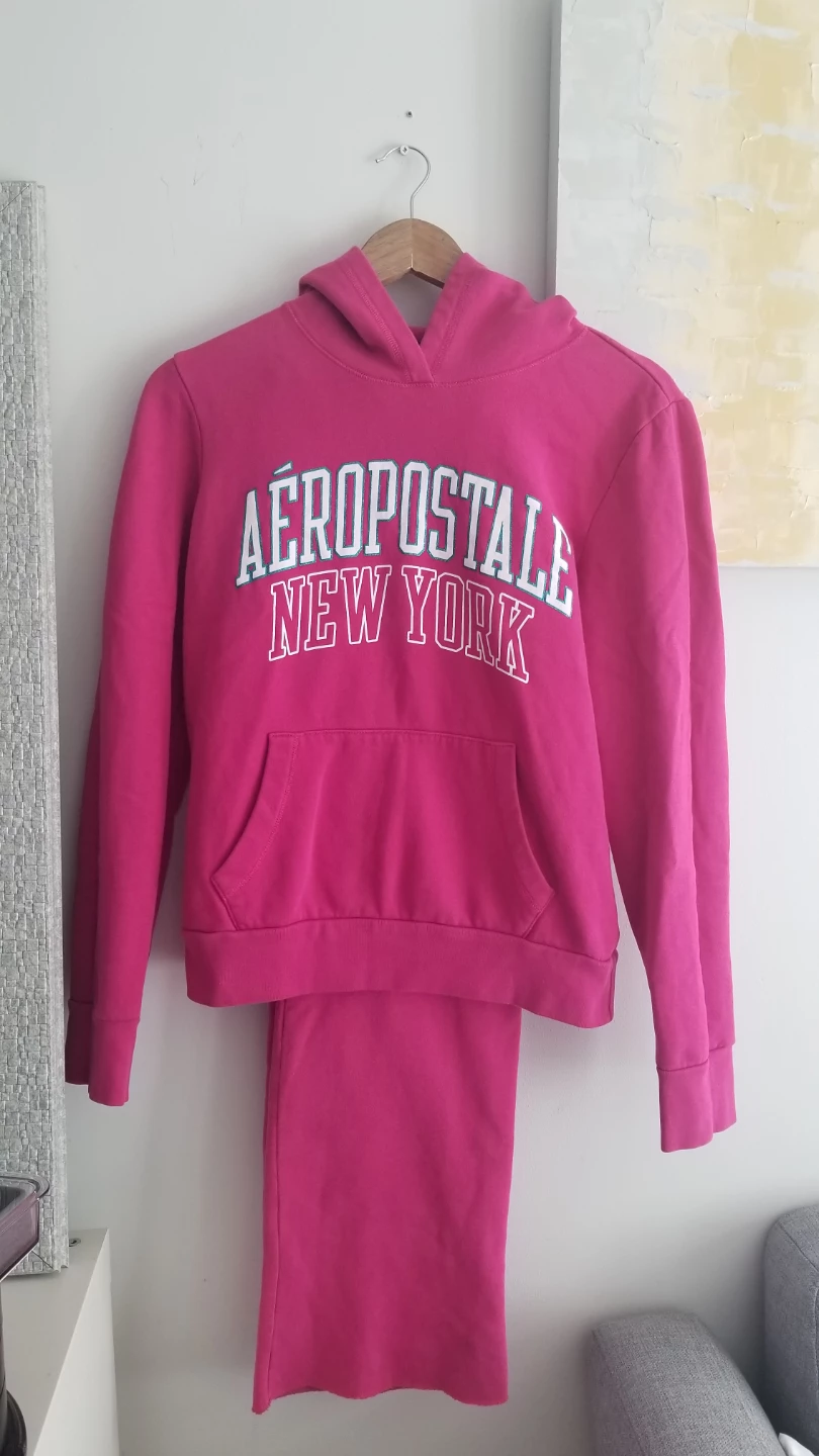 Aeropostale Women's Pink Hoodie Large&Sweatpants Small Set