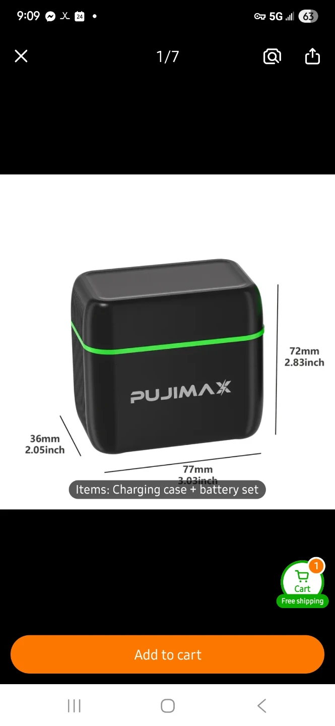 NEW PUJIMAX Battery Charger Case with 1.5V Batteries⚡️ - photo 4