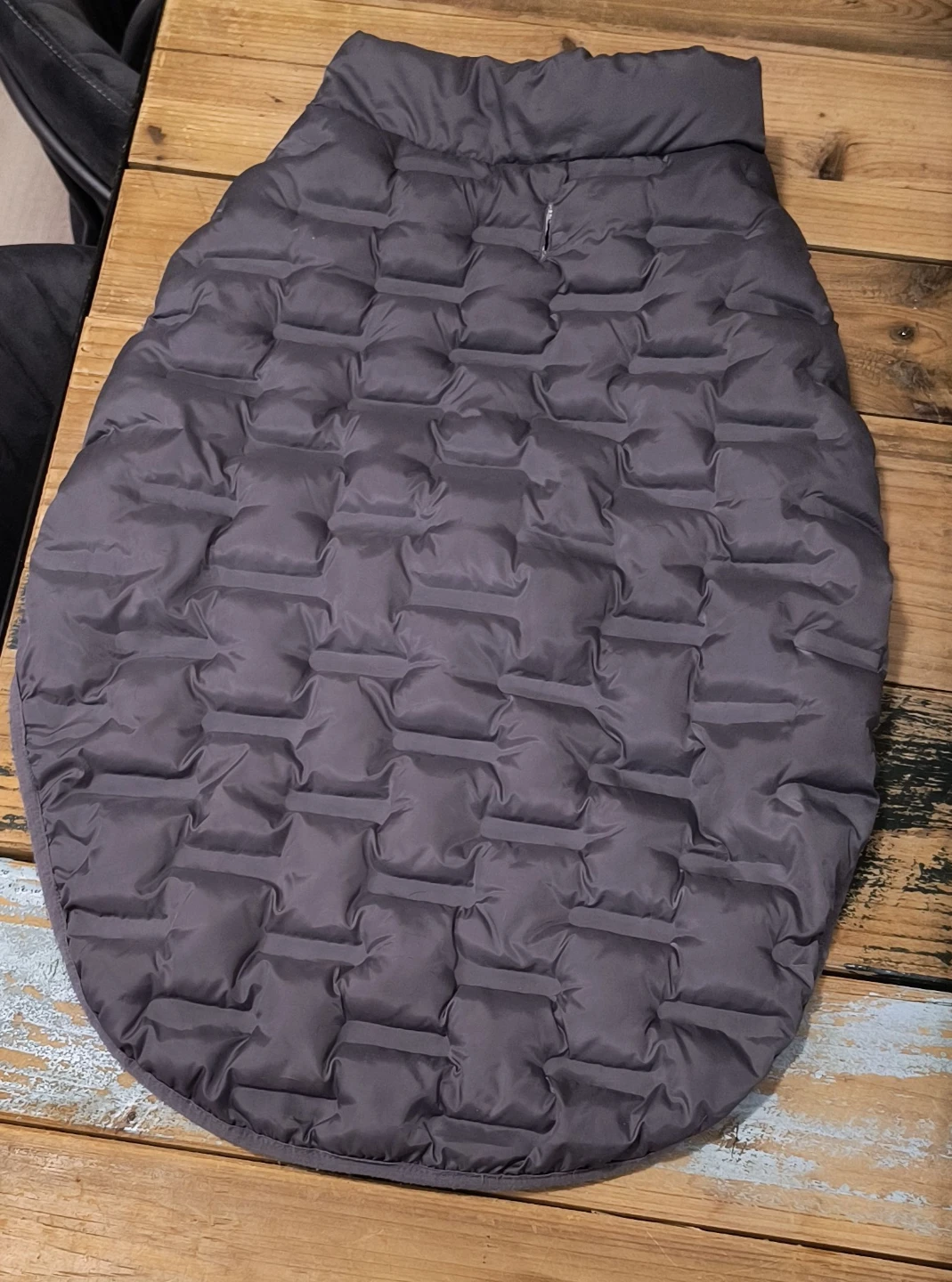 Grey Puffer Dog Coat XL