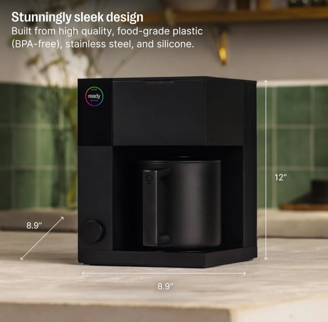 Fellow Aiden Precision Coffee Maker Thermal Carafe Built-In Brew