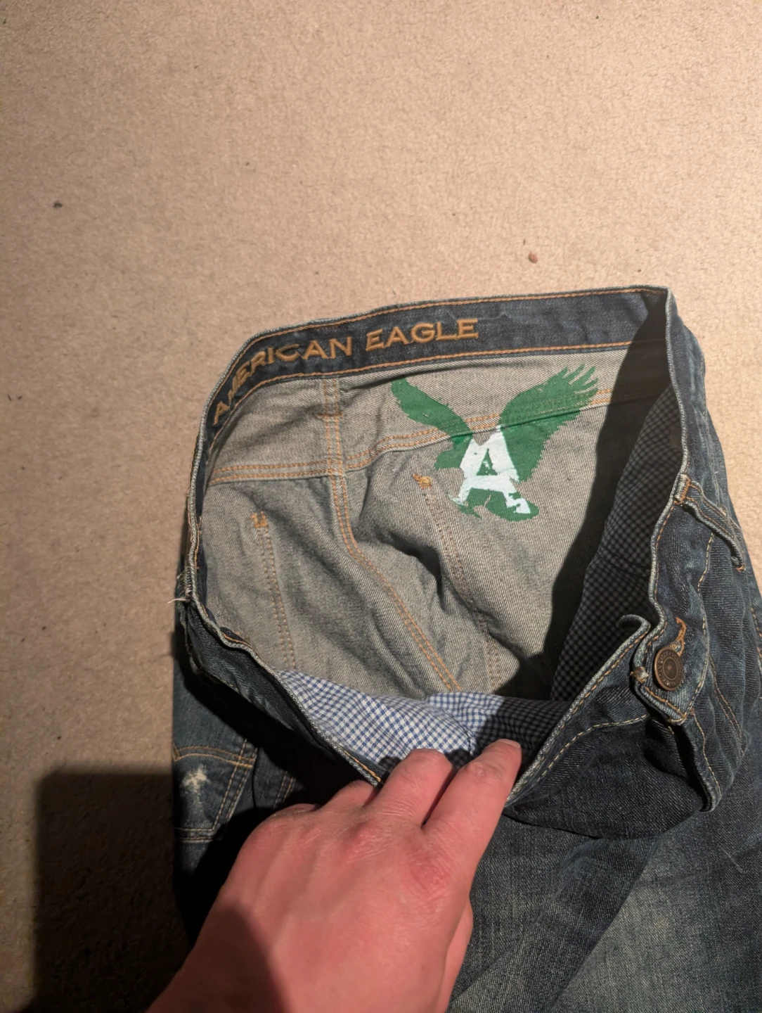 American Eagle Men's Blue Denim Jeans - photo 5